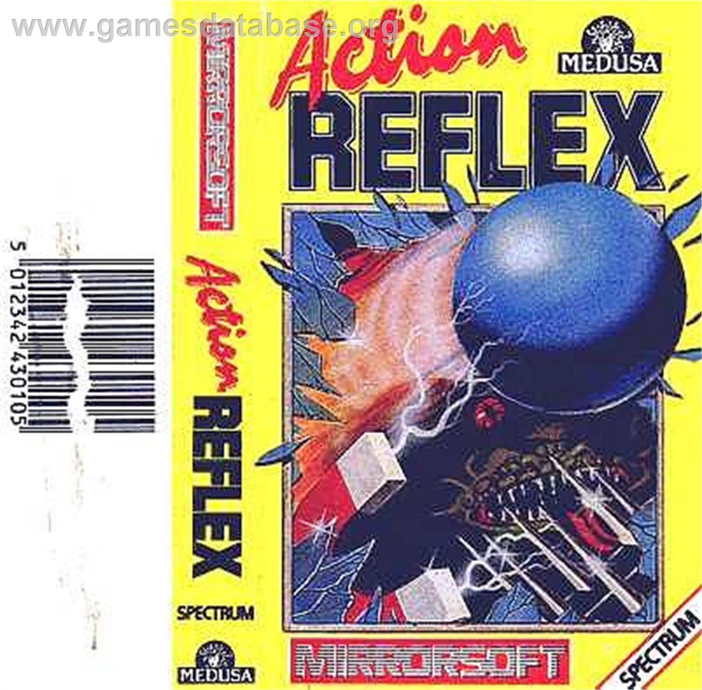 Action Reflex - Sinclair ZX Spectrum - Artwork - Box
