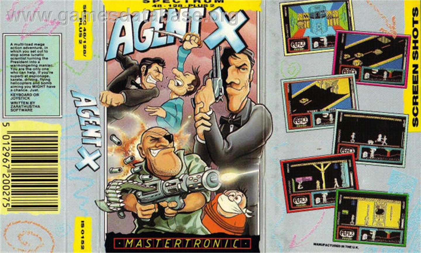 Agent X II: The Mad Prof's Back! - Sinclair ZX Spectrum - Artwork - Box