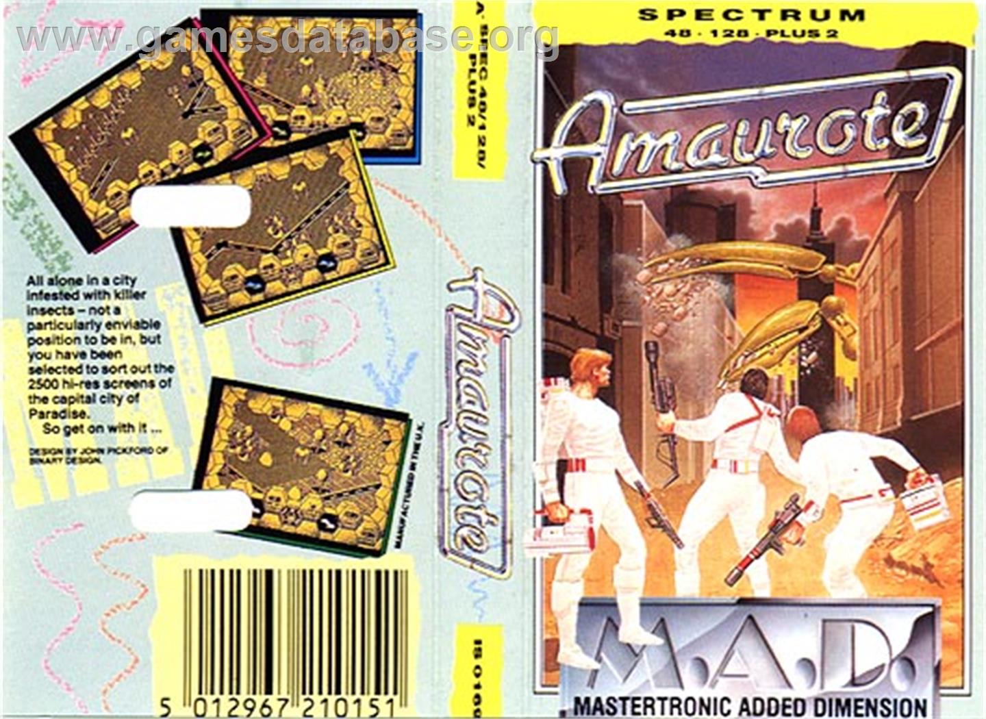 Amaurote - Sinclair ZX Spectrum - Artwork - Box