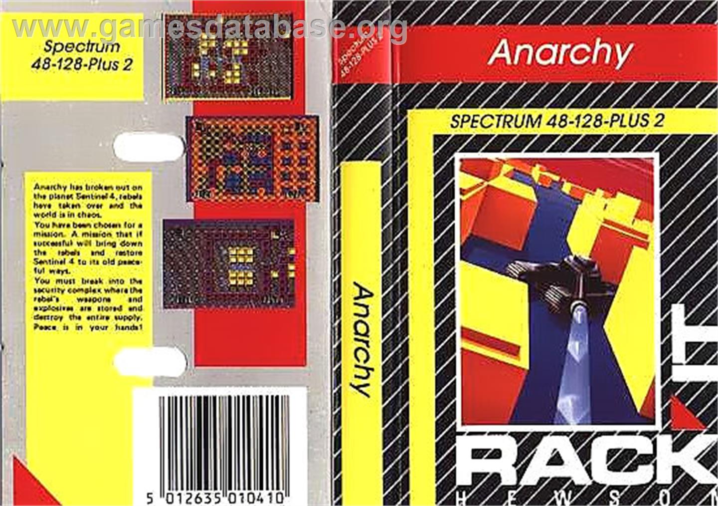 Anarchy - Sinclair ZX Spectrum - Artwork - Box