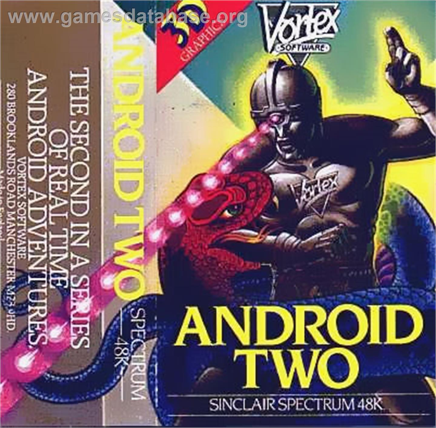 Android Two - Sinclair ZX Spectrum - Artwork - Box