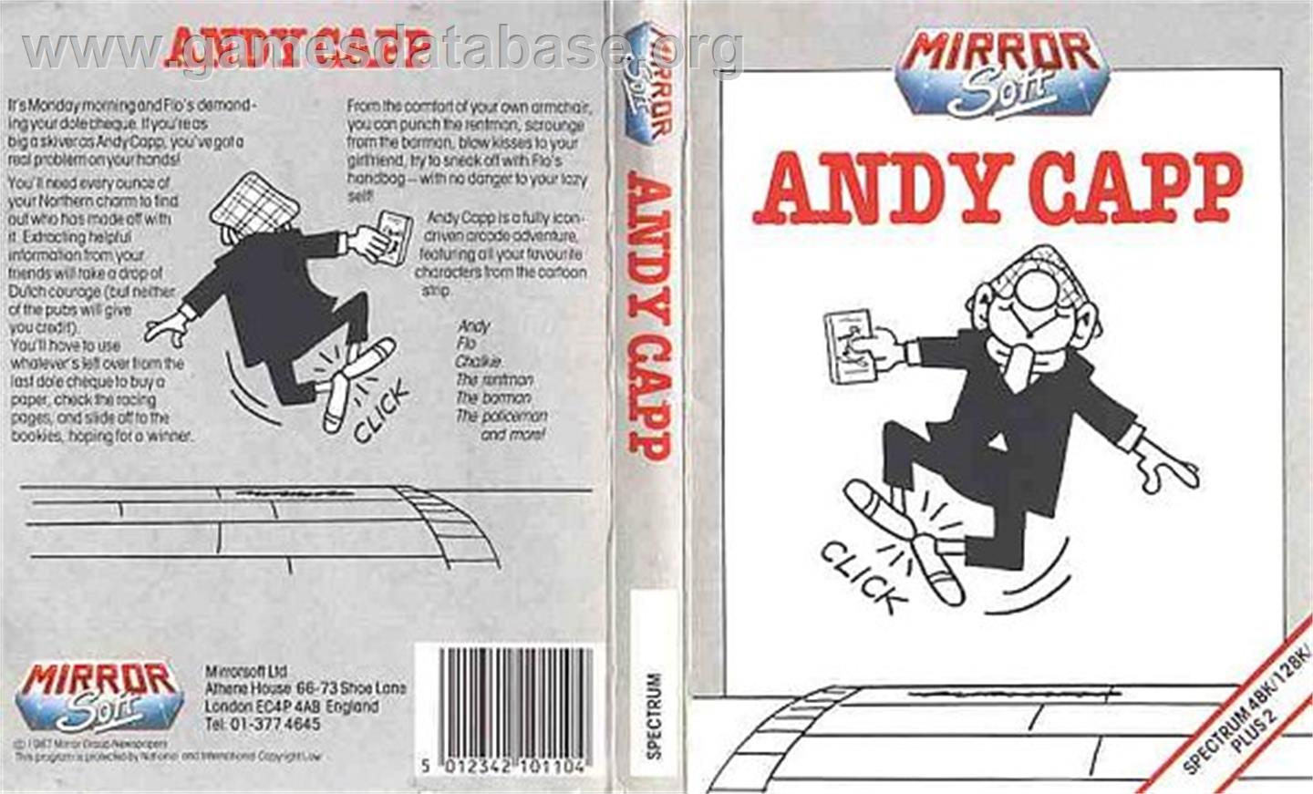 Andy Capp - Sinclair ZX Spectrum - Artwork - Box