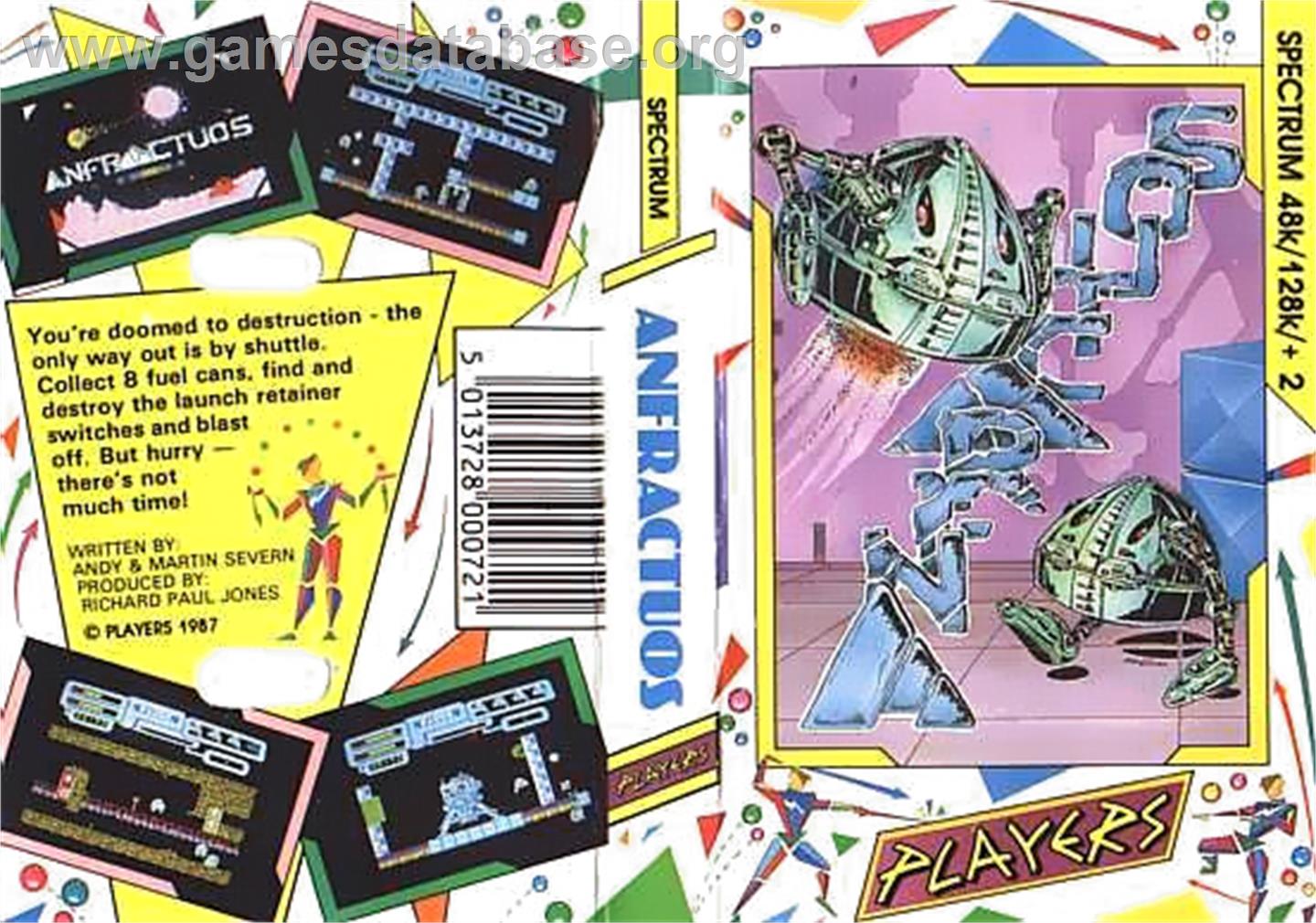 Anfractuos - Sinclair ZX Spectrum - Artwork - Box