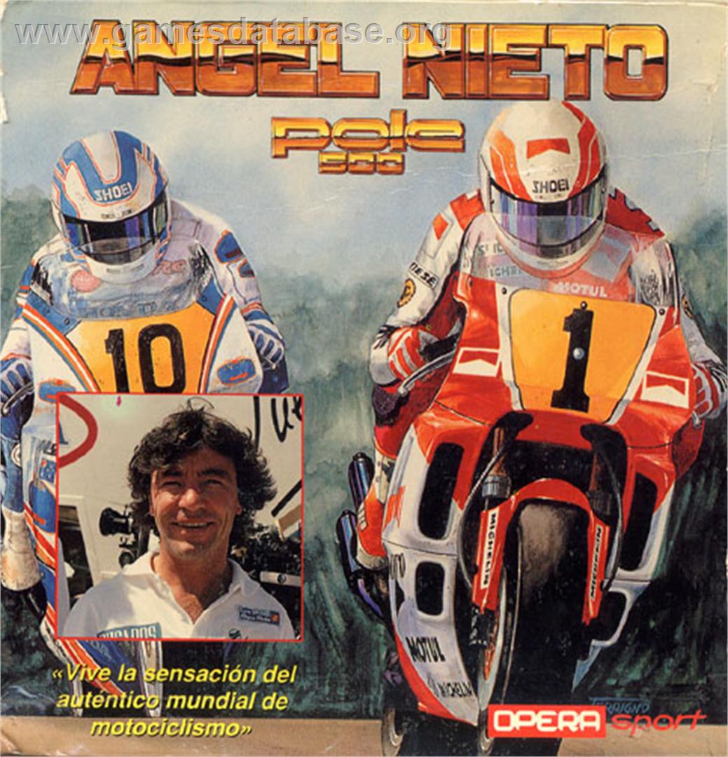 Angel Nieto Pole 500 - Sinclair ZX Spectrum - Artwork - Box