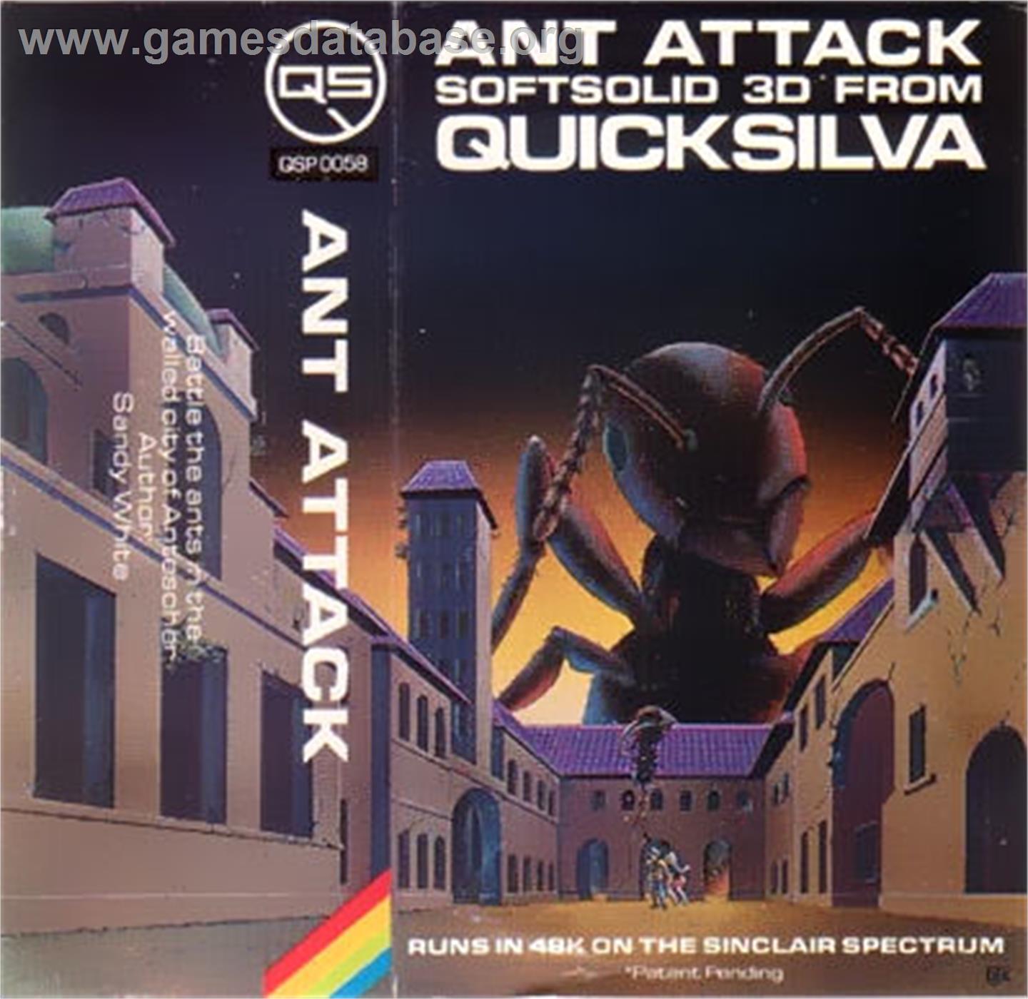 Ant Attack - Sinclair ZX Spectrum - Artwork - Box