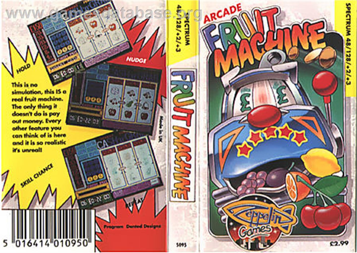 Arcade Fruit Machine - Sinclair ZX Spectrum - Artwork - Box