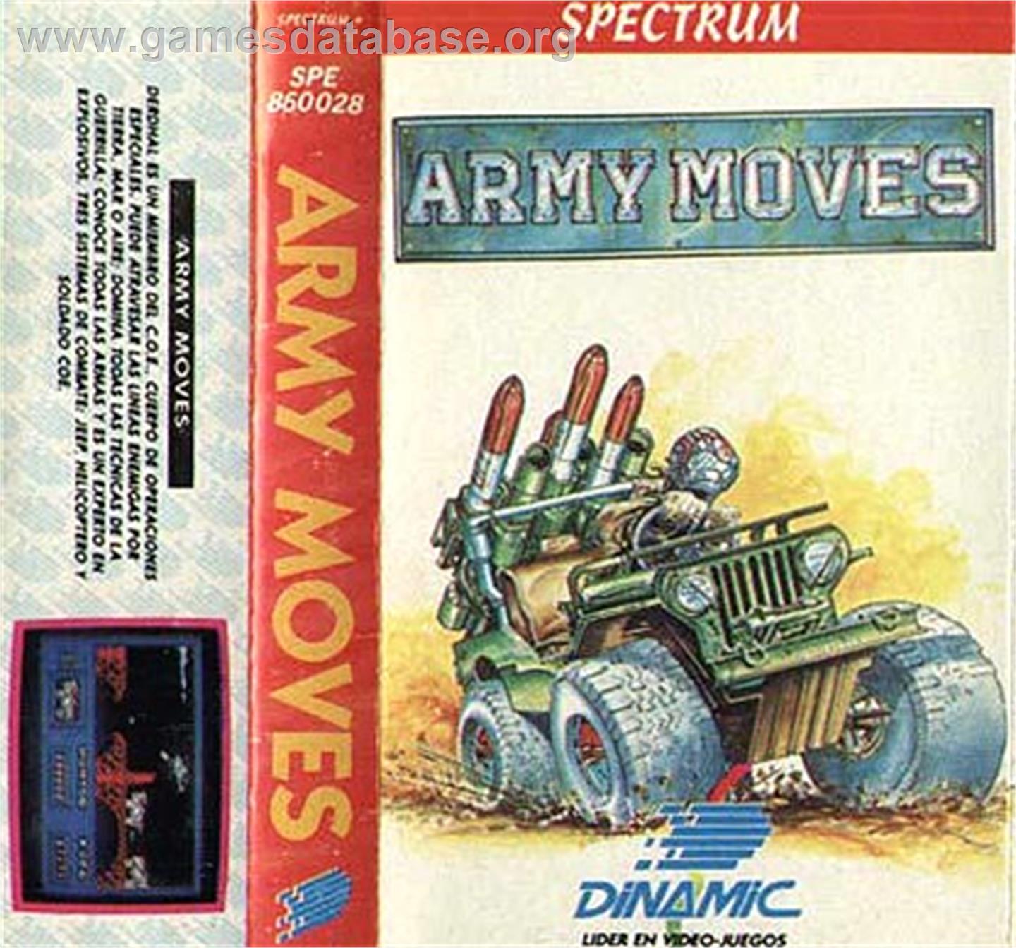 Army Moves - Sinclair ZX Spectrum - Artwork - Box