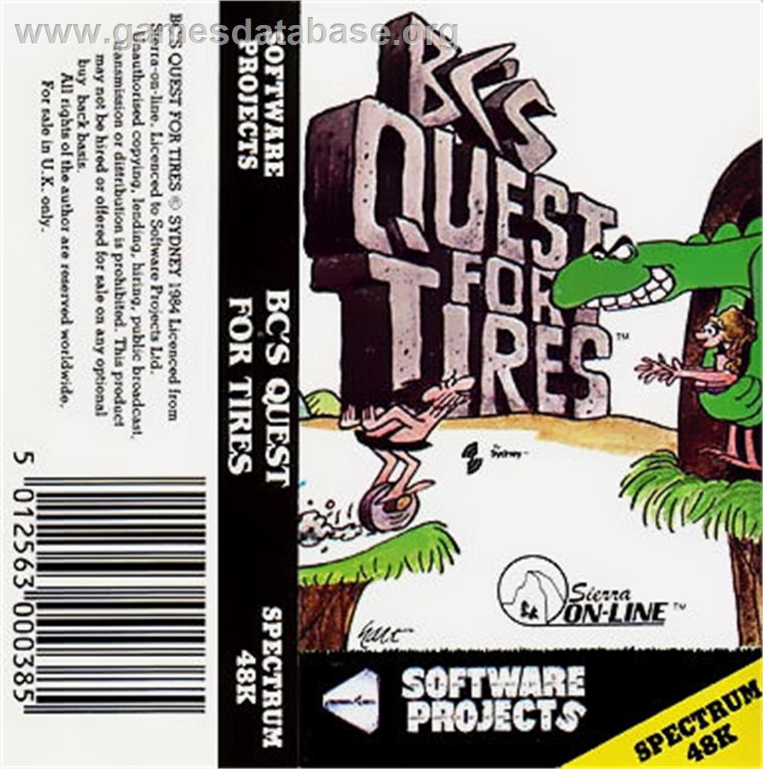 BC's Quest for Tires - Sinclair ZX Spectrum - Artwork - Box