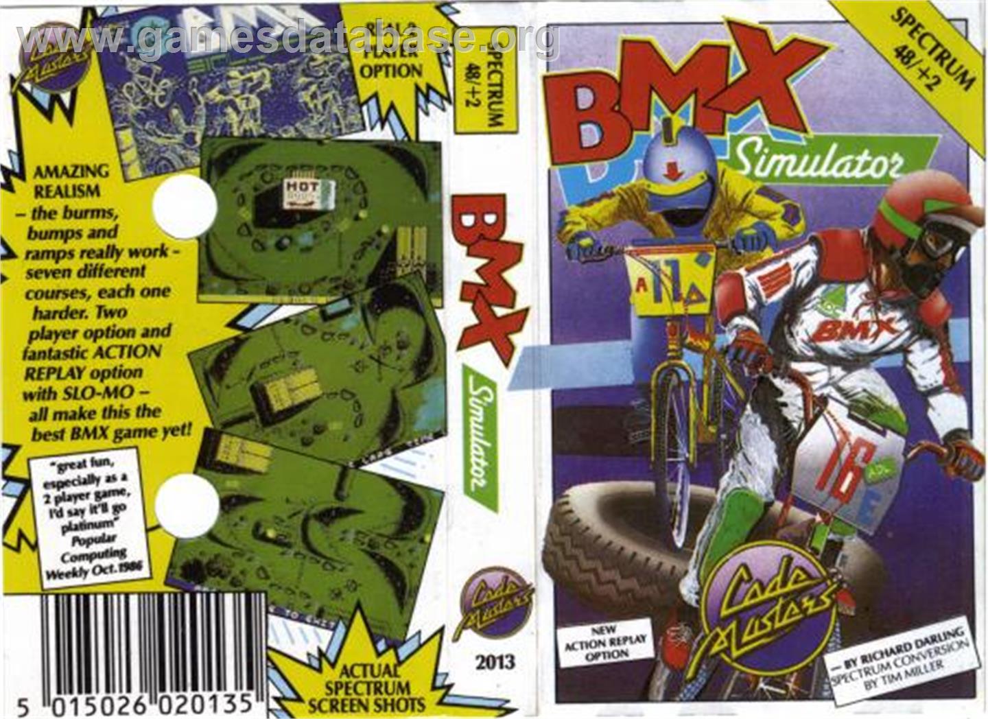 BMX Simulator - Sinclair ZX Spectrum - Artwork - Box