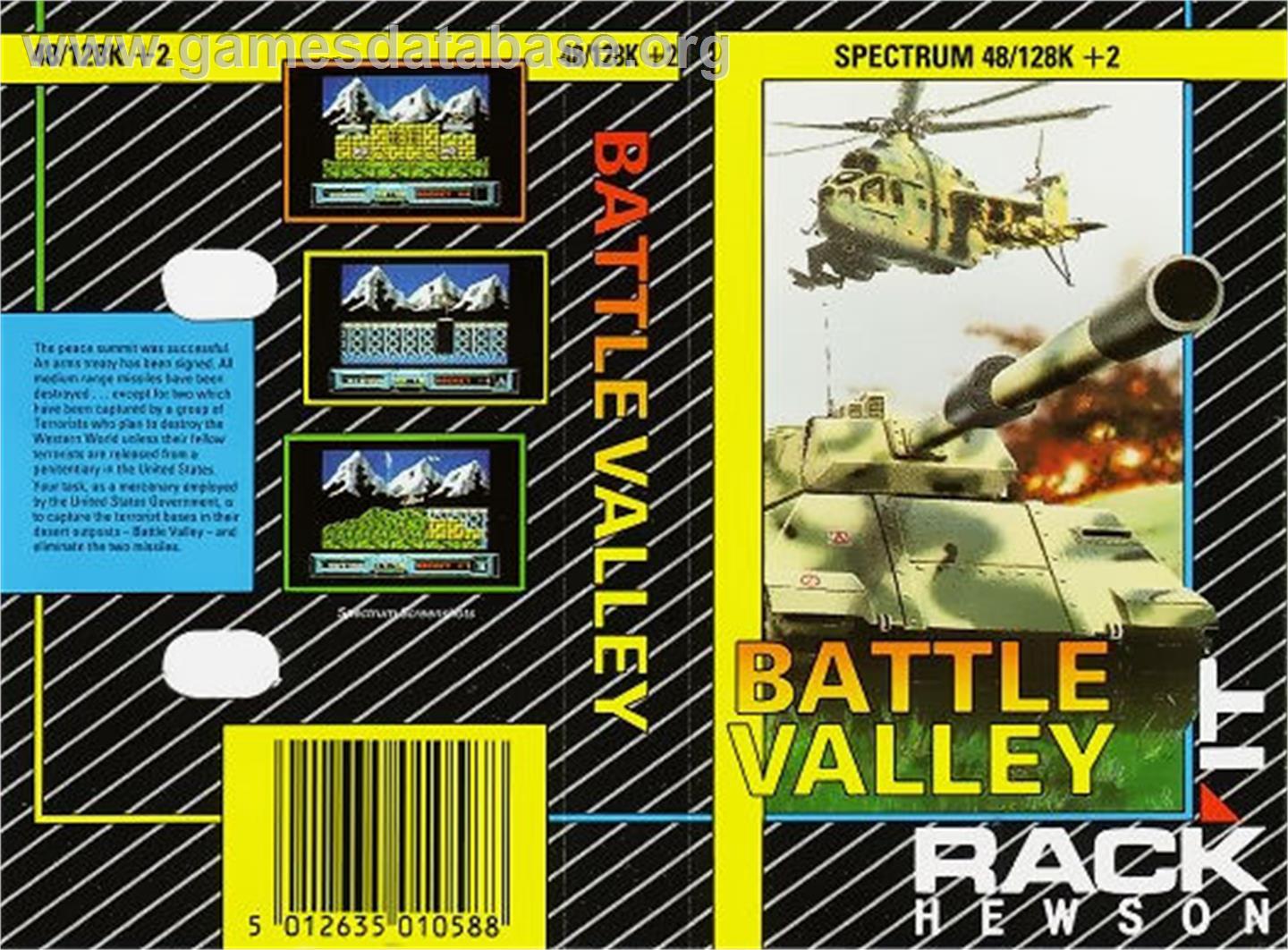 Battle Valley - Sinclair ZX Spectrum - Artwork - Box