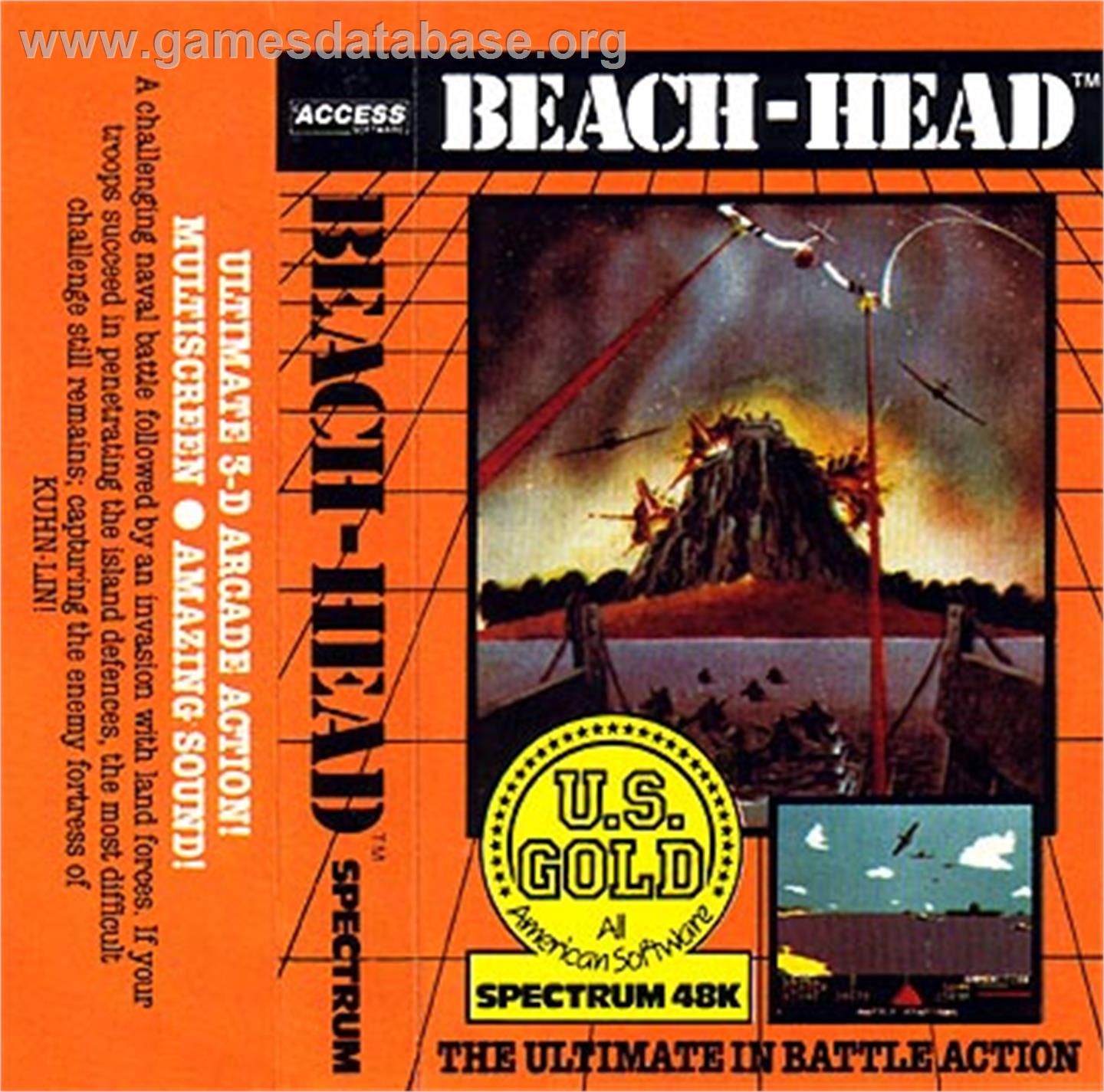 Beach Head - Sinclair ZX Spectrum - Artwork - Box