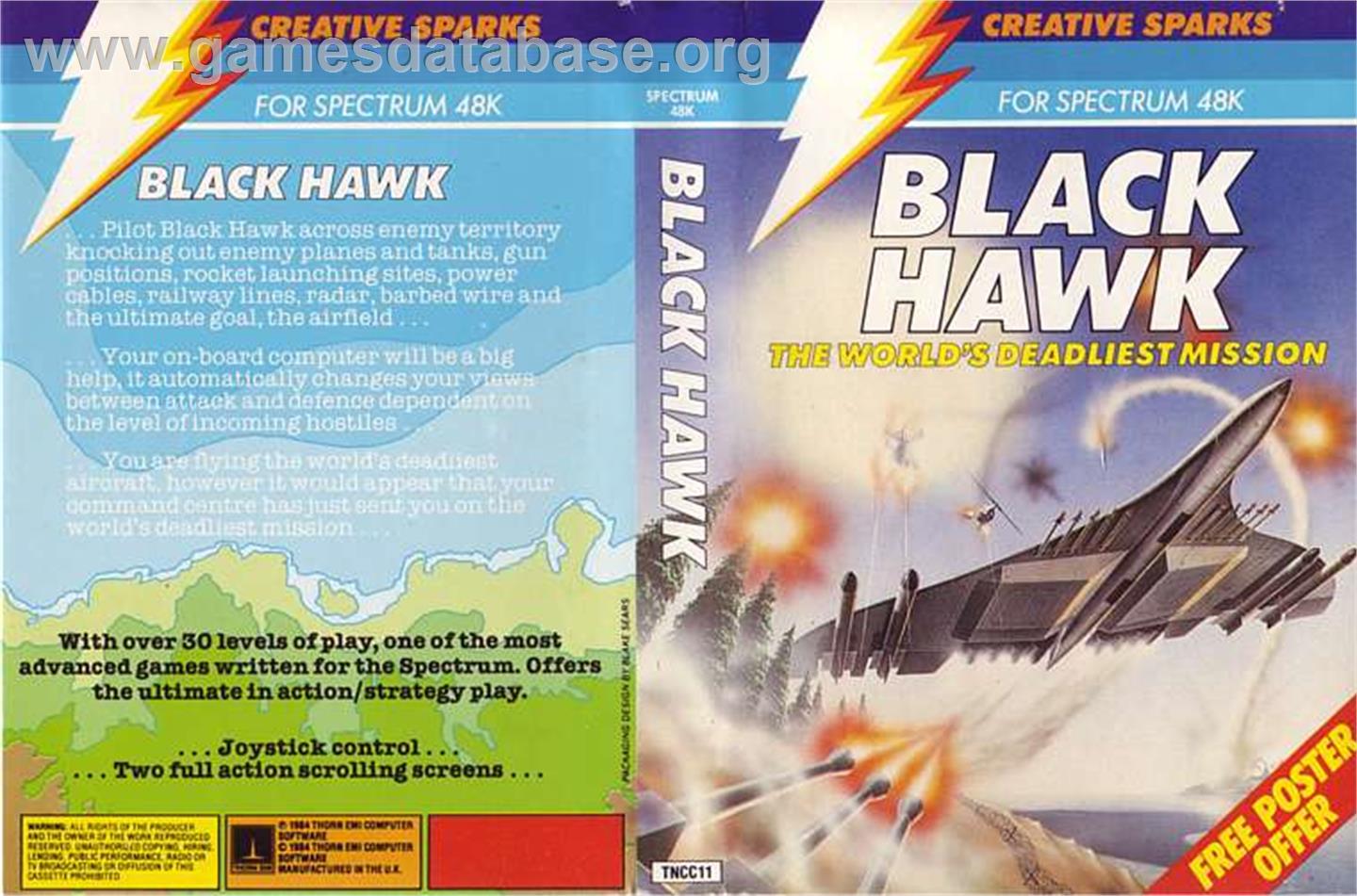 Black Hawk - Sinclair ZX Spectrum - Artwork - Box