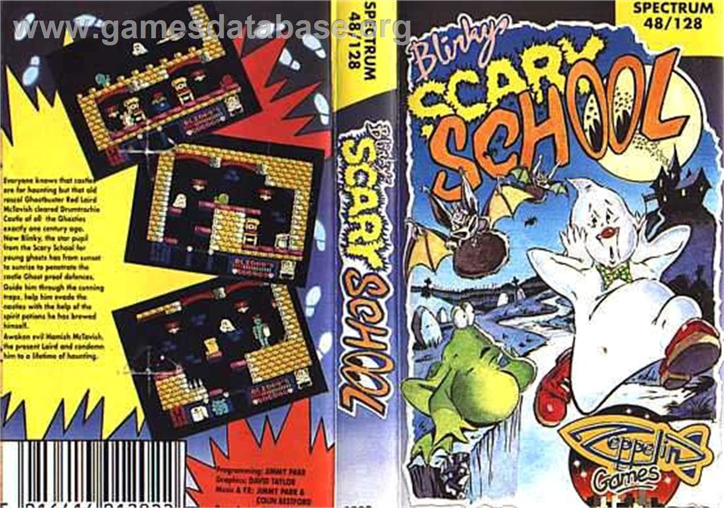 Blinky's Scary School - Sinclair ZX Spectrum - Artwork - Box