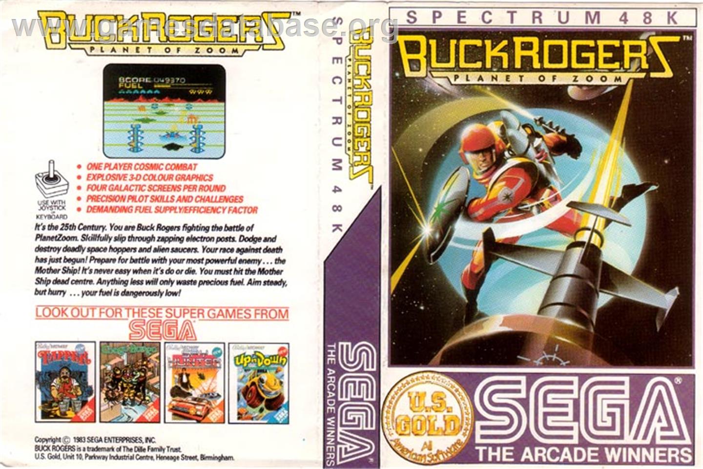 Buck Rogers: Planet of Zoom - Sinclair ZX Spectrum - Artwork - Box