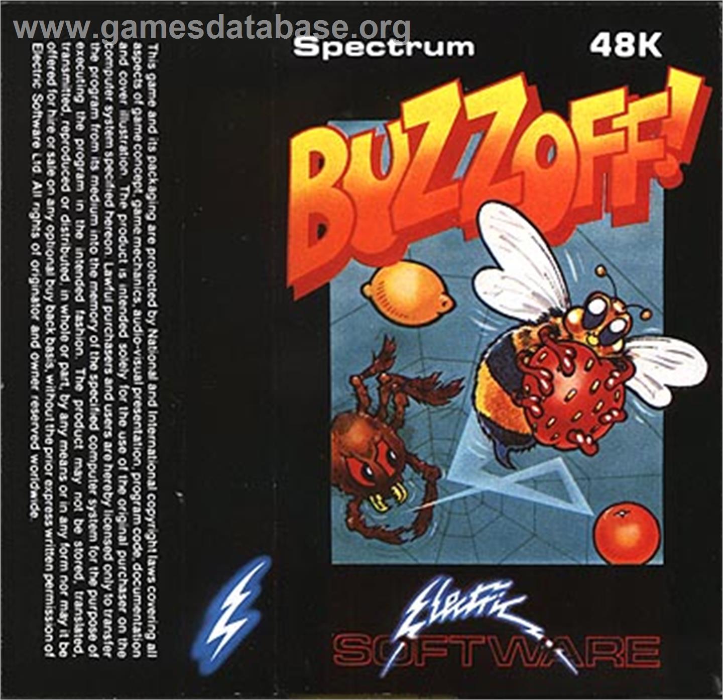 Buzz Off! - Sinclair ZX Spectrum - Artwork - Box