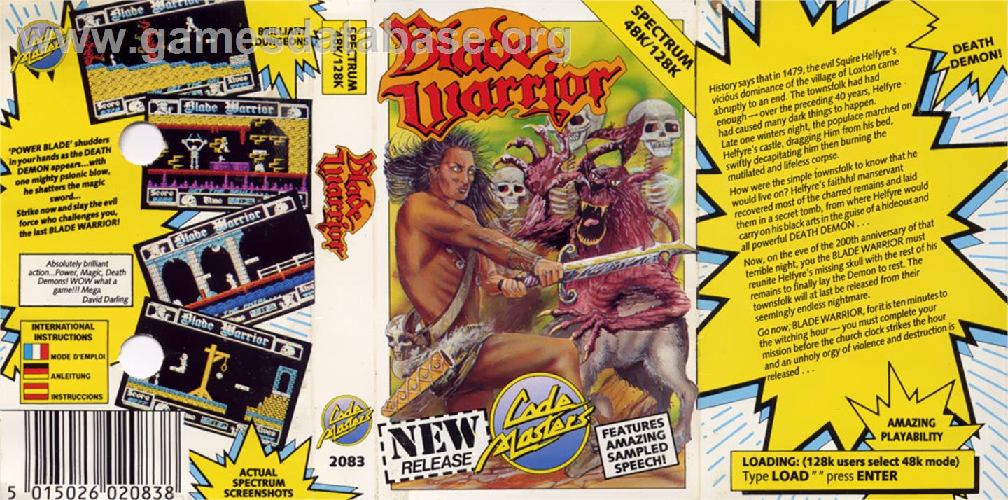 Rad Warrior - Sinclair ZX Spectrum - Artwork - Box