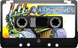 Cartridge artwork for Army Moves on the Sinclair ZX Spectrum.