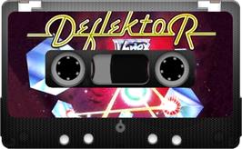 Cartridge artwork for Deflektor on the Sinclair ZX Spectrum.