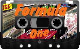 Cartridge artwork for Formula One on the Sinclair ZX Spectrum.