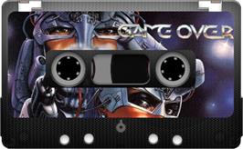 Cartridge artwork for Game Over on the Sinclair ZX Spectrum.