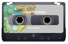 Cartridge artwork for Ghosts 'N Goblins on the Sinclair ZX Spectrum.