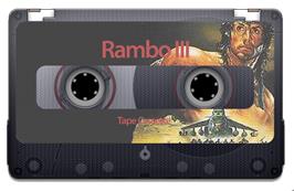Cartridge artwork for Rambo III on the Sinclair ZX Spectrum.