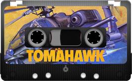 Cartridge artwork for Tomahawk on the Sinclair ZX Spectrum.
