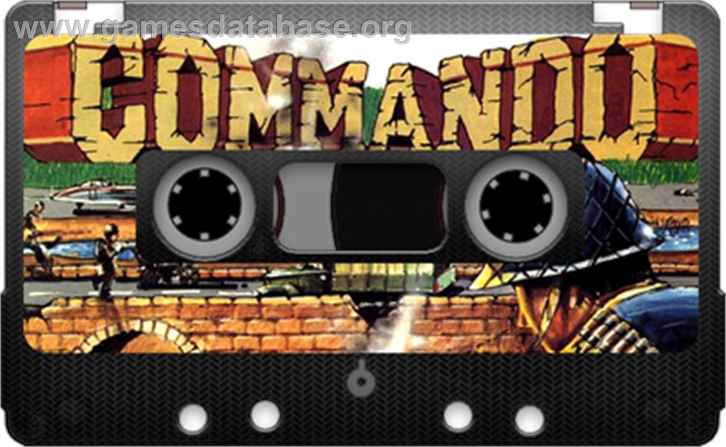 Commando - Sinclair ZX Spectrum - Artwork - Cartridge