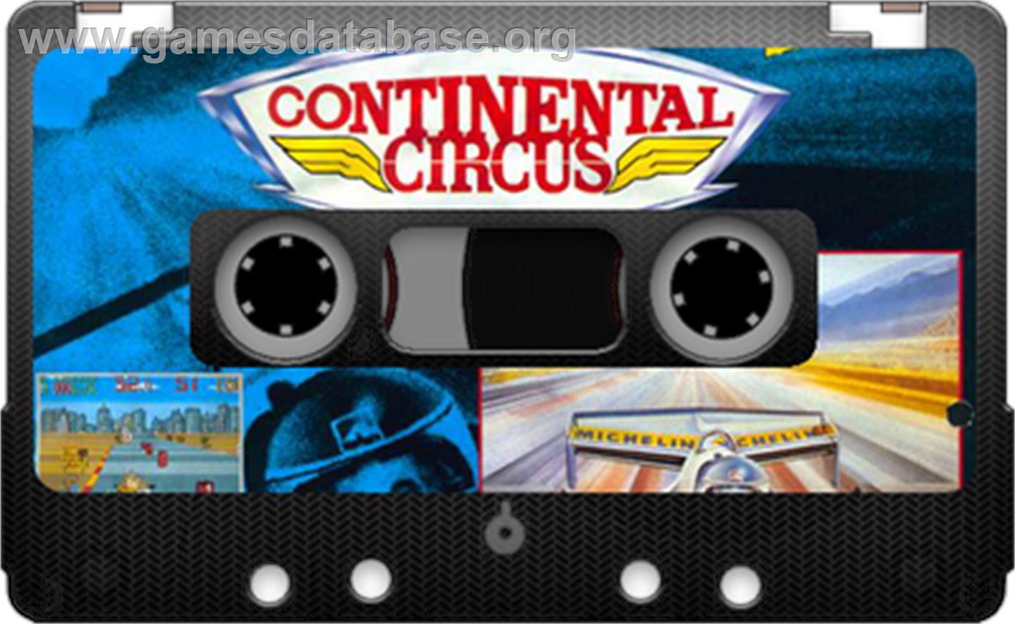 Continental Circus - Sinclair ZX Spectrum - Artwork - Cartridge