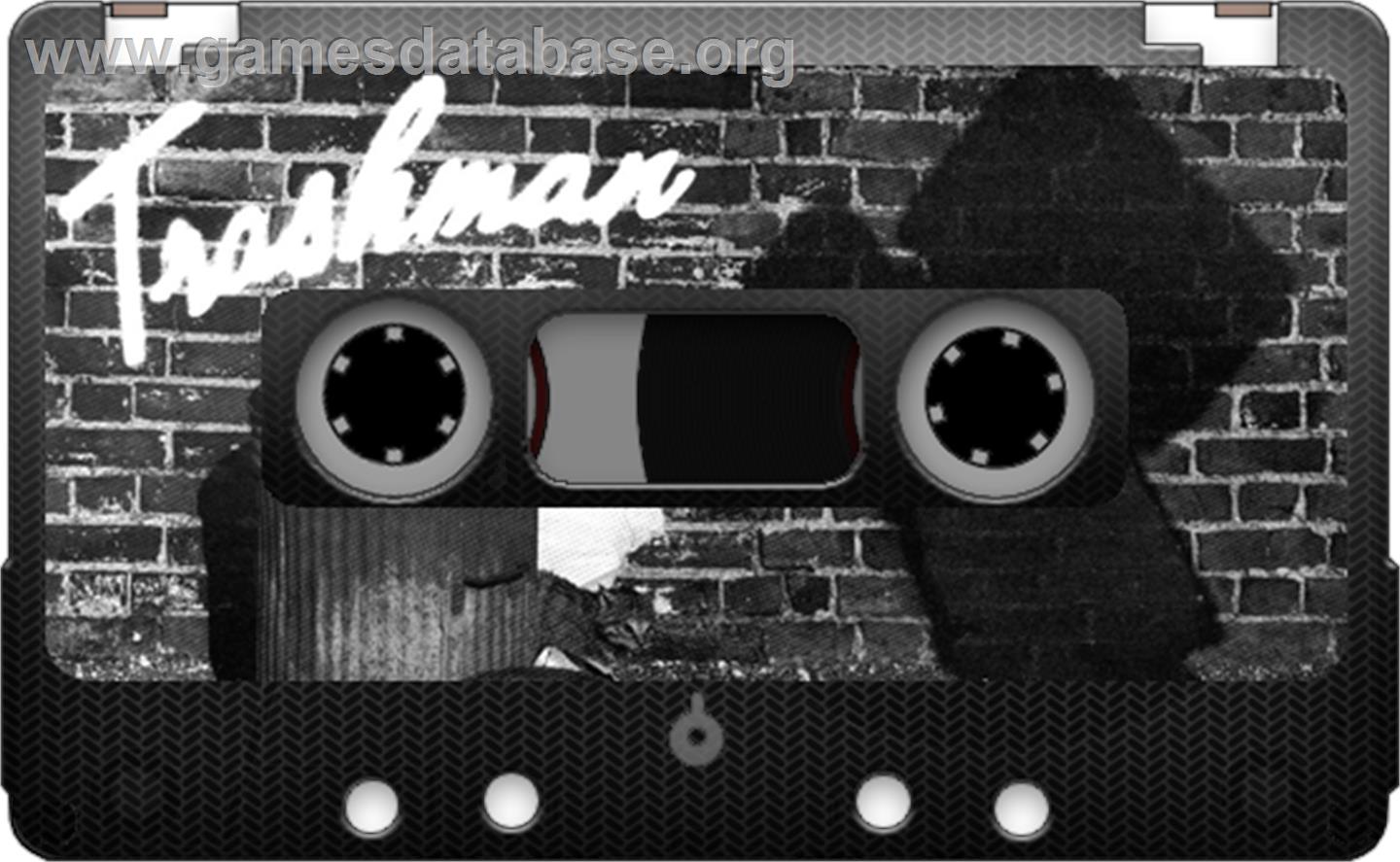 Trashman - Sinclair ZX Spectrum - Artwork - Cartridge