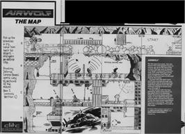 Game map for Airwolf on the Commodore 64.