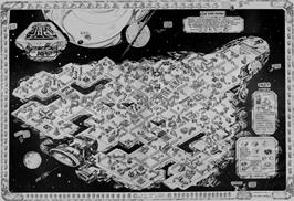 Game map for Alien 8 on the Amstrad CPC.