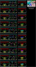Game map for Automania on the Sinclair ZX Spectrum.