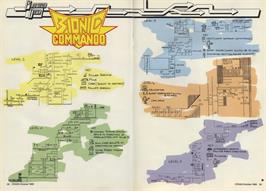 Game map for Bionic Commando on the Sinclair ZX Spectrum.