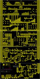 Game map for Black Tiger on the Amstrad CPC.