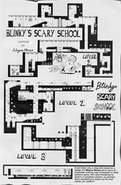 Game map for Blinky's Scary School on the Commodore 64.