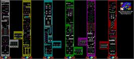 Game map for Captain Dynamo on the Sinclair ZX Spectrum.