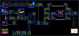 Game map for Flunky on the Amstrad CPC.