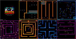 Game map for Gauntlet: The Deeper Dungeons on the Sinclair ZX Spectrum.