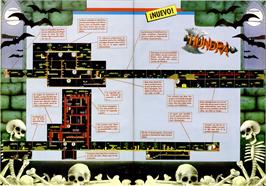 Game map for Hundra on the MSX 2.