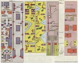 Game map for Marauder on the Commodore 64.