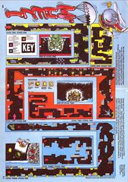 Game map for Mr. Heli on the Commodore 64.