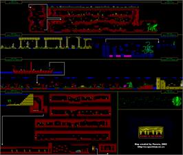Game map for Myth on the Sinclair ZX Spectrum.
