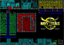 Game map for Navy Seals on the Amstrad CPC.