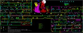 Game map for No Limits on the Sinclair ZX Spectrum.