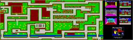 Game map for Postman Pat on the Commodore 64.