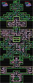 Game map for Project Future on the Sinclair ZX Spectrum.