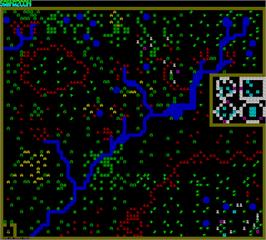 Game map for Saimazoom on the Sinclair ZX Spectrum.