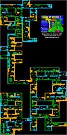 Game map for Scumball on the Sinclair ZX Spectrum.