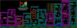 Game map for Steg the Slug on the Sinclair ZX Spectrum.
